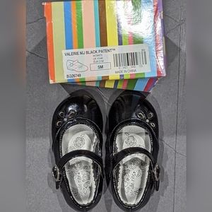 Girls Sandals, Stride Rite, Black, 5